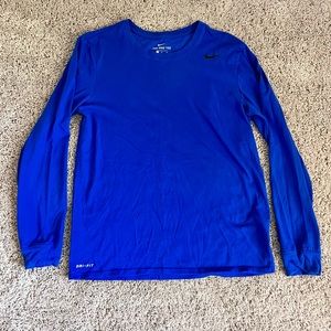 Nike Men Dri-Fit Long Sleeve Shirt Medium